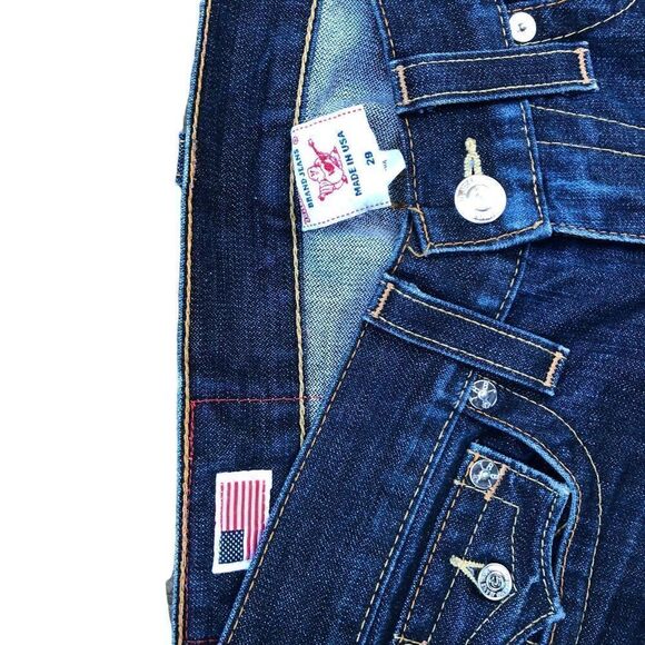 True Religion Jeans Size 29 BILLY Blue - Picture 2 of 6